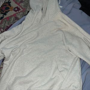 heather cloud white aritzia hoodie